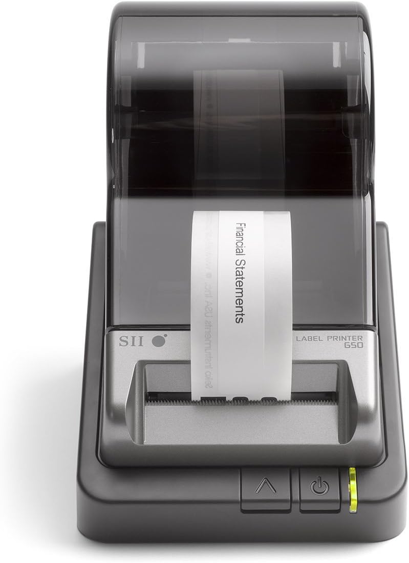 Tор Rаtеd Smart Label Printer 650 - Monochrome Direct Thermal Printing | Desktop Label Printer & Software | High Speed & High Performance Portable Label Print, PC/Mac, USB, 3.94in/s, 300 dpi
