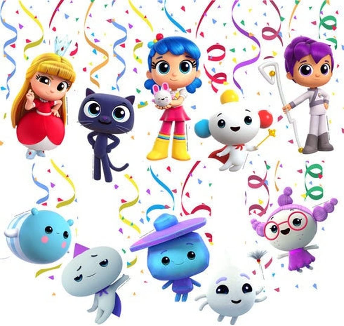 True Rainbow Kingdom Streamers - Colorful Party Decorations Inspired by True's Magical Adventures!