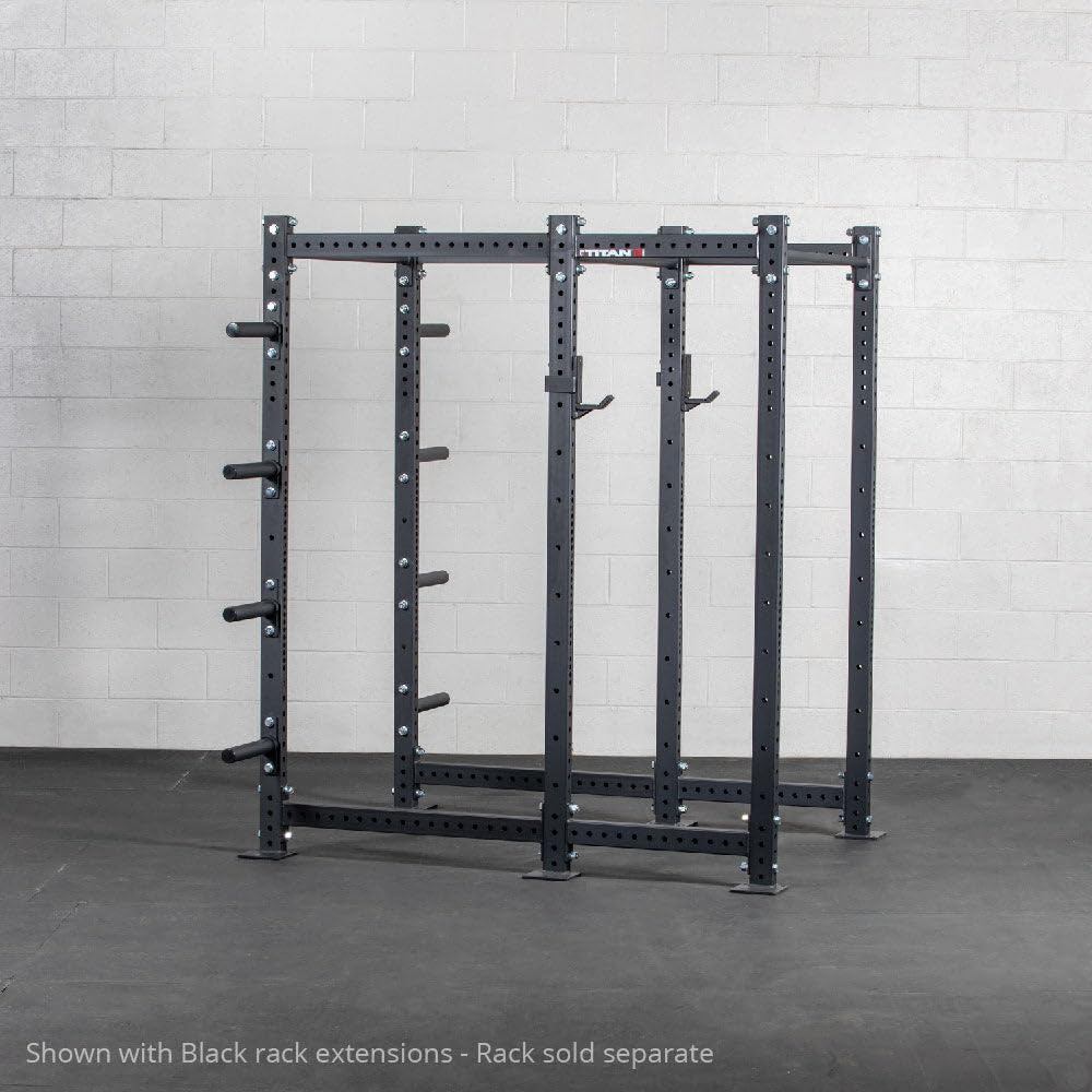 Titan Fitness T-3 Series Red Tall 36in Depth Power Rack Extension Kit