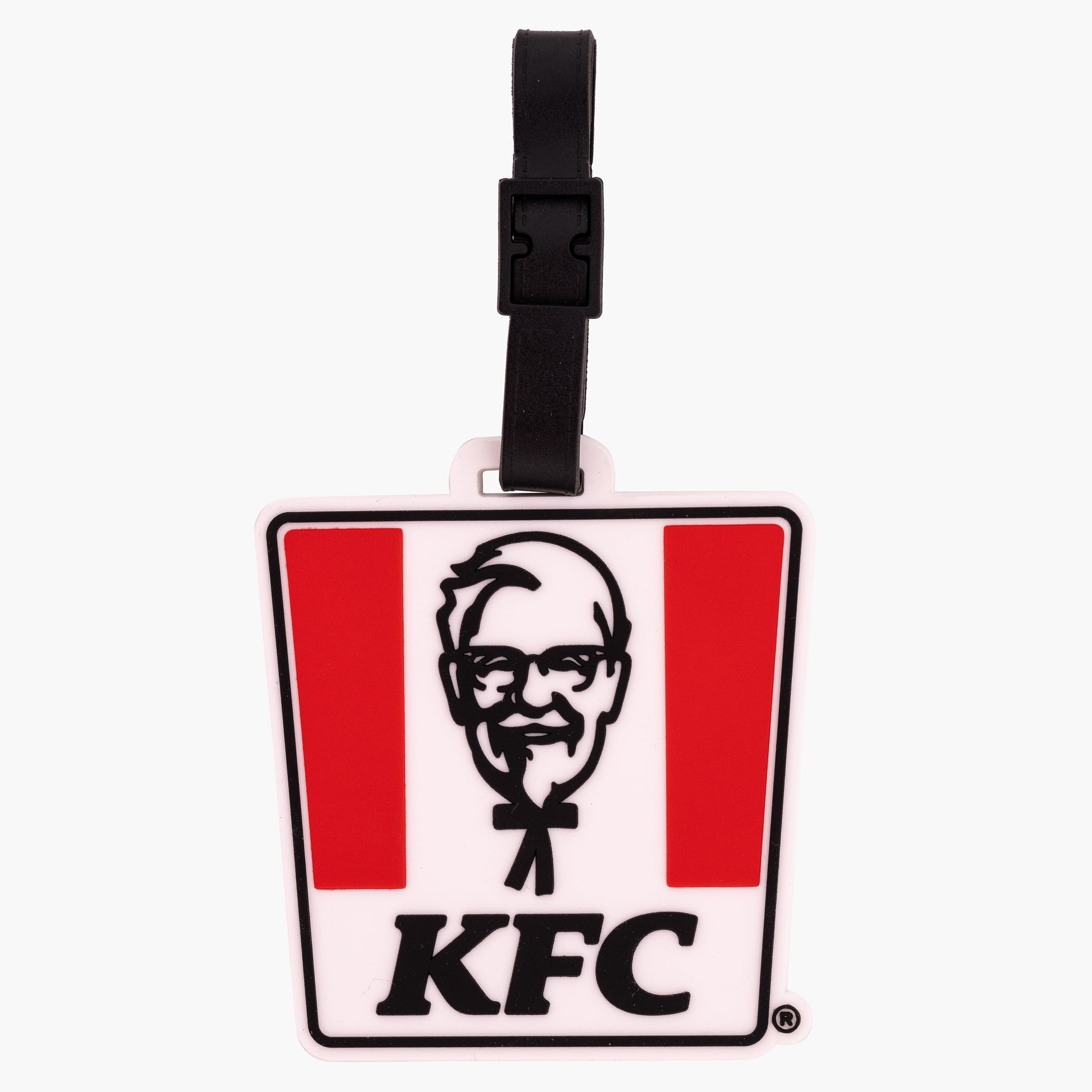 Desert Cactus KFC Luggage Tag Kentucky Fried Chicken Durable PVC Travel ID Label for Bags and Backpacks (Style A)