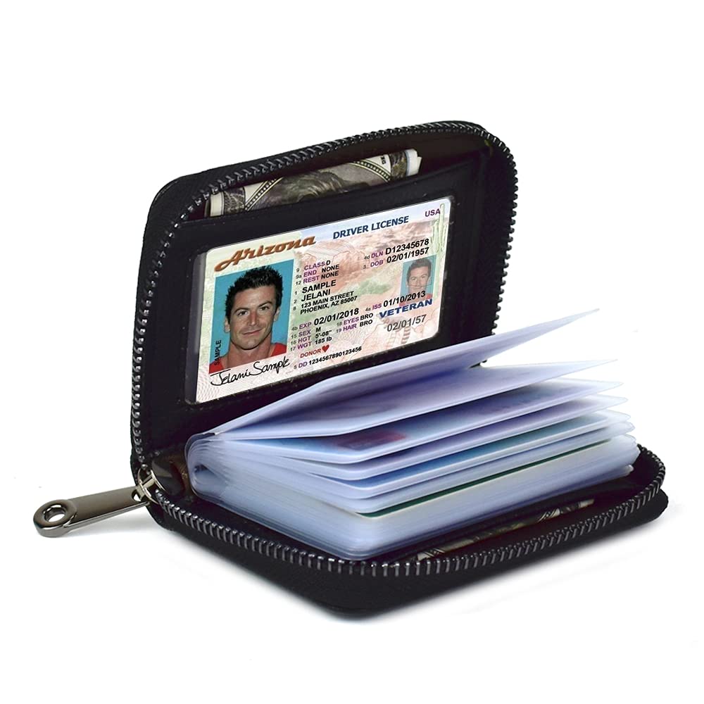 Card Holder for Women Men RFID Small Wallets Credit Card Case Money Organizers