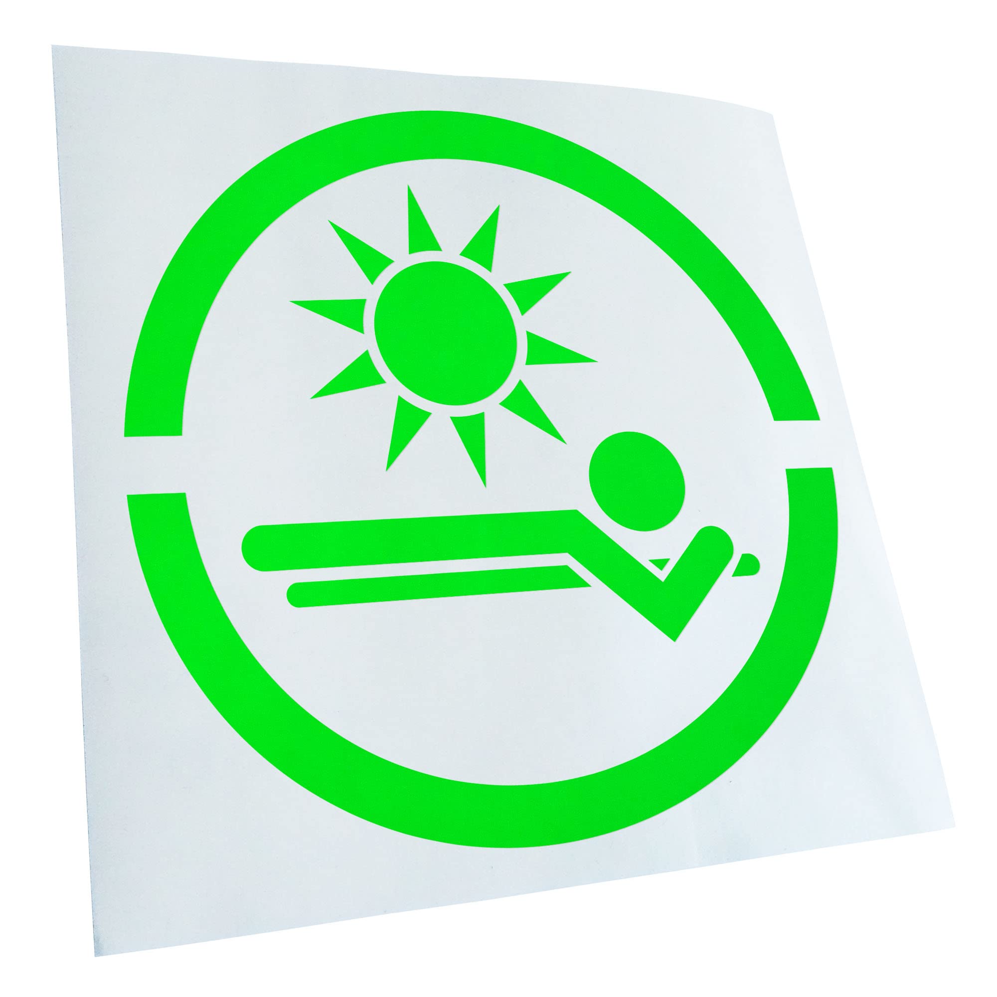 Kiwistar - Car Sticker – Sun Salon Sticker for Car, Laptop, Bike, Truck, Motorcycle, Multicolor, JDM Decal Racing