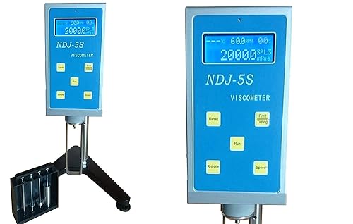 Medidor de viscosidad rotacional con rango de medición de 20 a 100000 mPa, precisión del 1% para el comprobador de pintura de grasa