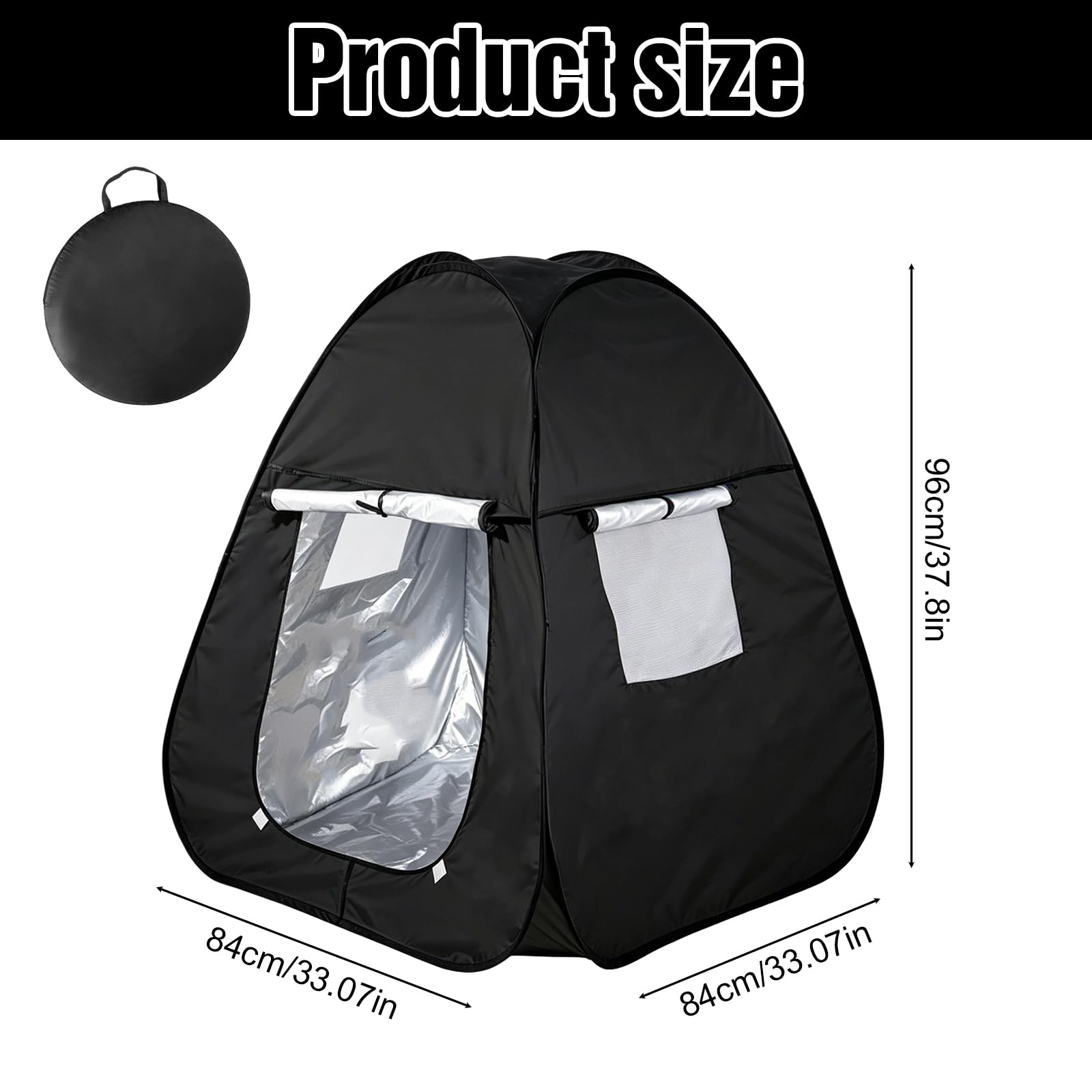 Sensorisches Zelt, Pop-Up Höhle, 84x84x96 cm Blackout Pop Up Spielzelt Mit Reise Tragetasche, Tragbares Sensorisches Verdunkelungszelt Für Autismus, SPD, Ängsten, Konzentrationsmangel