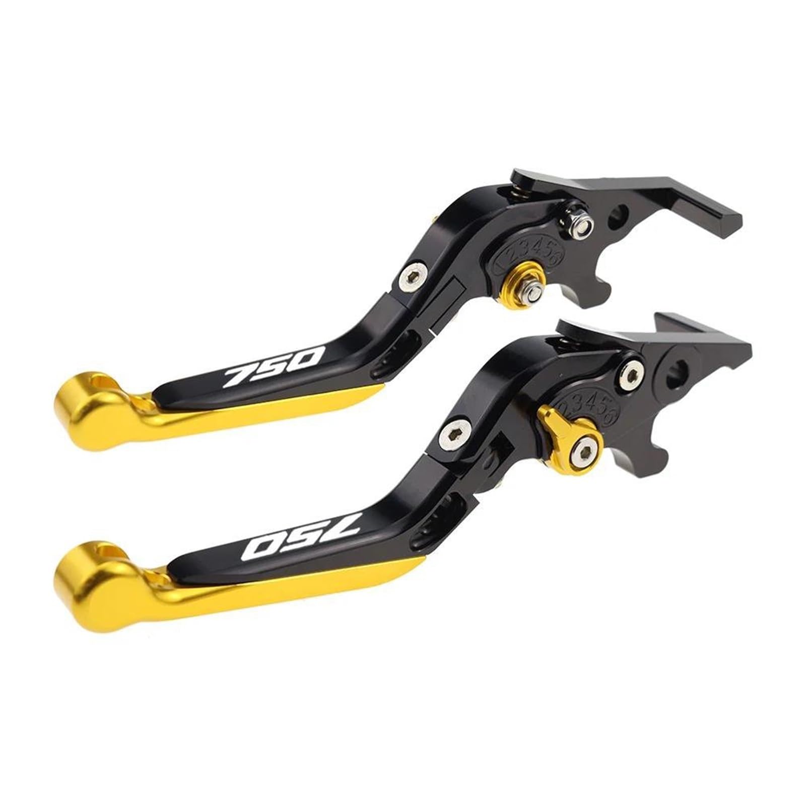 Frizione Leve Frizione Pivotanti, Manopole Di Controllo, Ricambi Per Moto, Leva Freno Regolabile Per Honda CB750 CB 750 Hornet 2023-2024(Jaune)