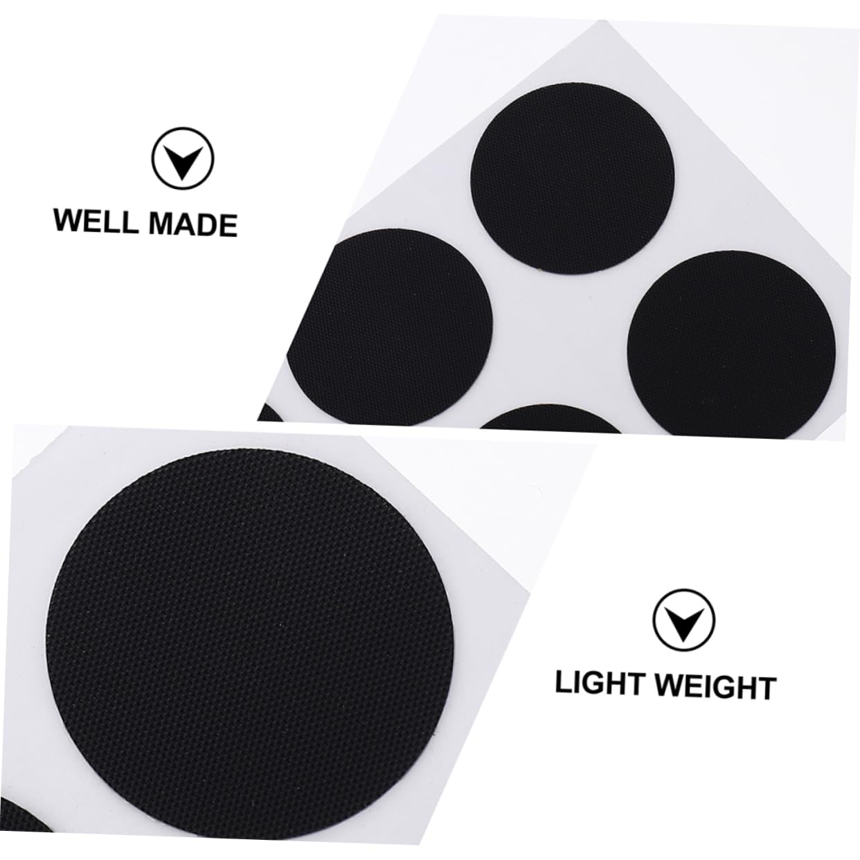 Unomor Tire Repair Accessory Professional Tire Patch Kit 24pcs Cycle Tube Patches for Quick Random Color