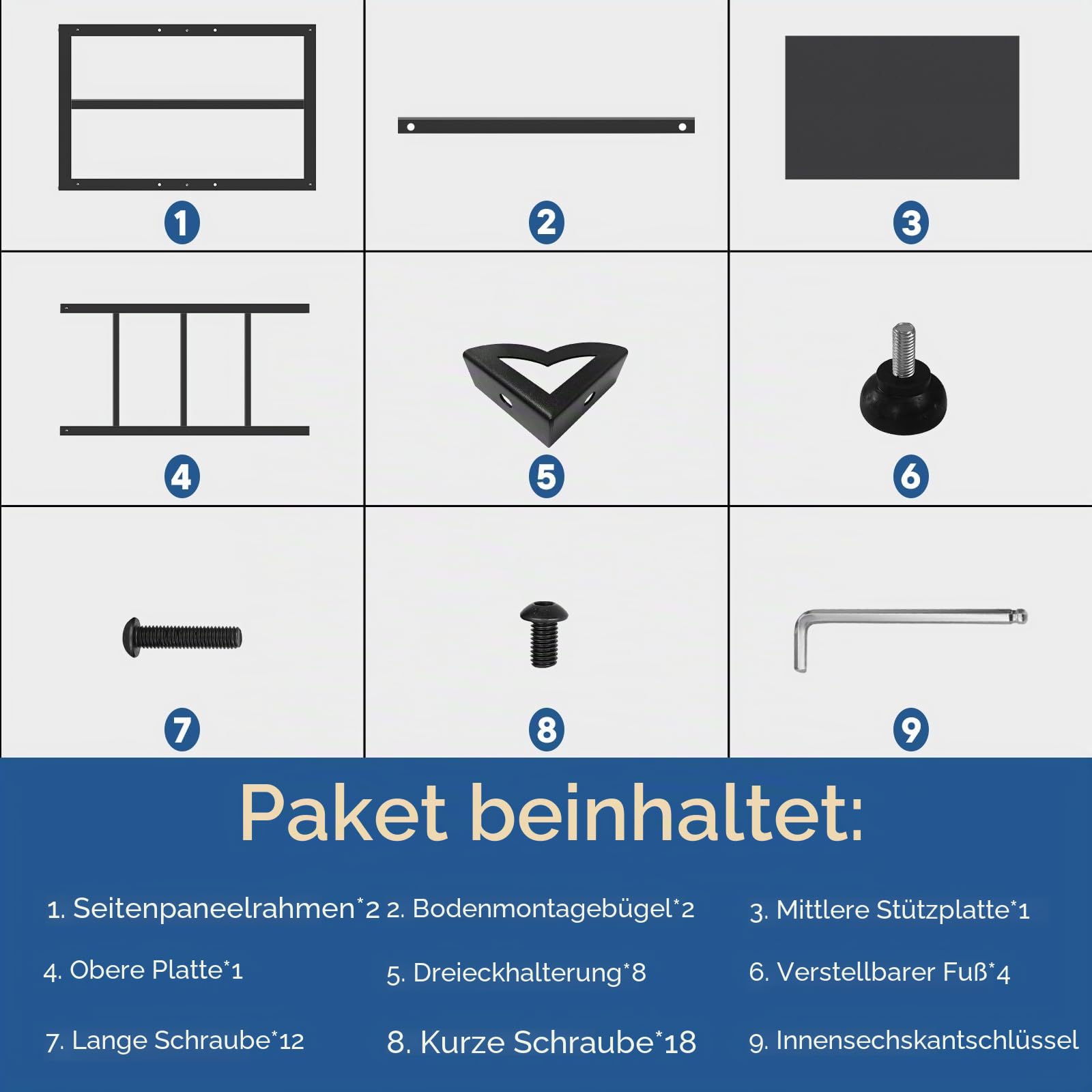 Tocretoare Aquariumständer aus Metall, 92,7 cm L x 47 cm B x 74 cm H, doppellagiges Aufbewahrungsdesign, geeignet für Zuhause und Büro, 299 kg Kapazität, schwarz (Tank nicht im Lieferumfang enthalten)