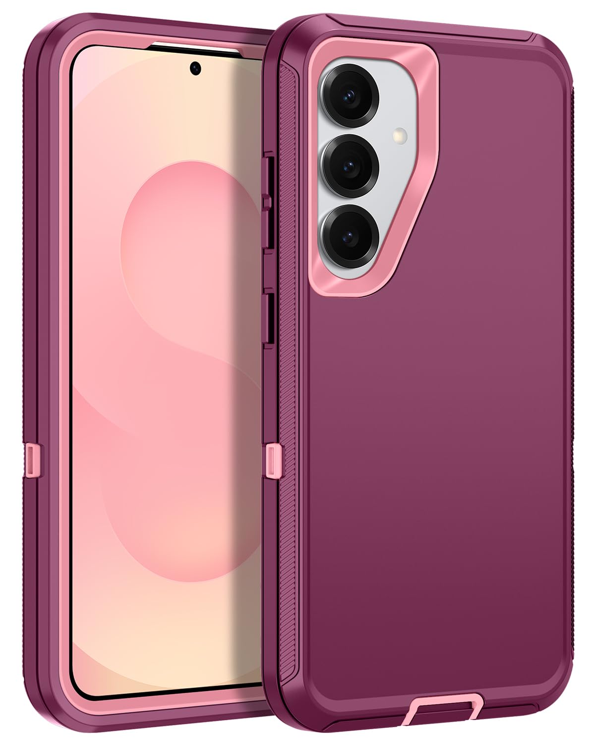 Casenplaza for Samsung Galaxy S25 Plus Case Heavy Duty Protective Shockproof Dropproof 3-Layer Full Body Protection [Without Screen Protector] Tough