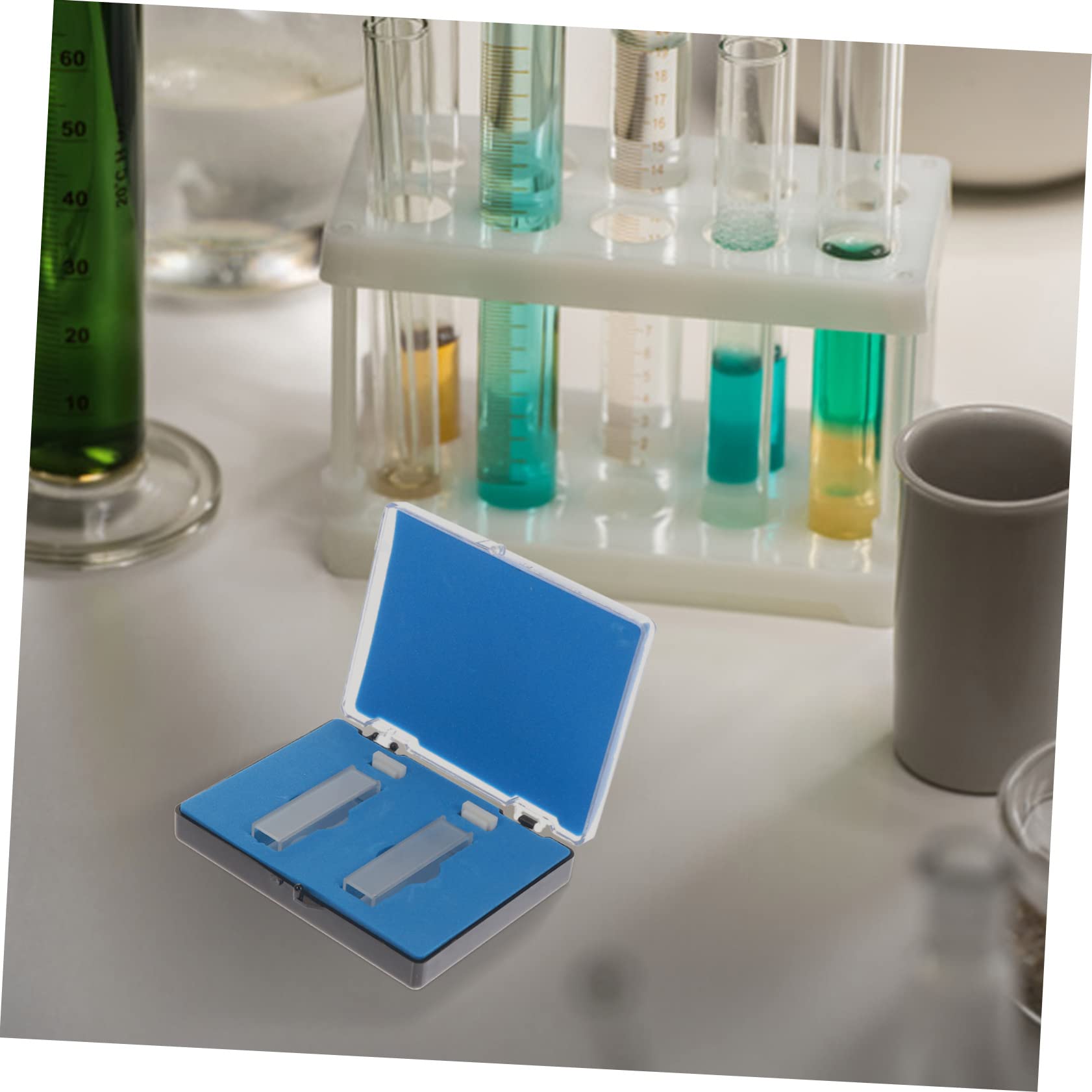 OUNONA Cubeta De Cuarzo De 2 Uds Cubeta De Laboratorio Cubeta De Laboratorio Cubeta De Lectura Precisa Cubeta De Muestra Cubeta De Espectrofotometría Microcubeta Cubeta De