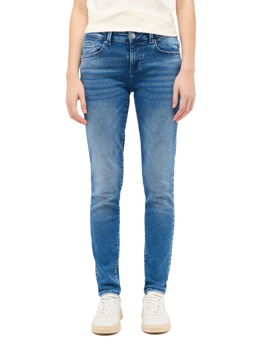 MUSTANG Women's Style Quincy Skinny Jeans, Medium Blue 542, W26/L34