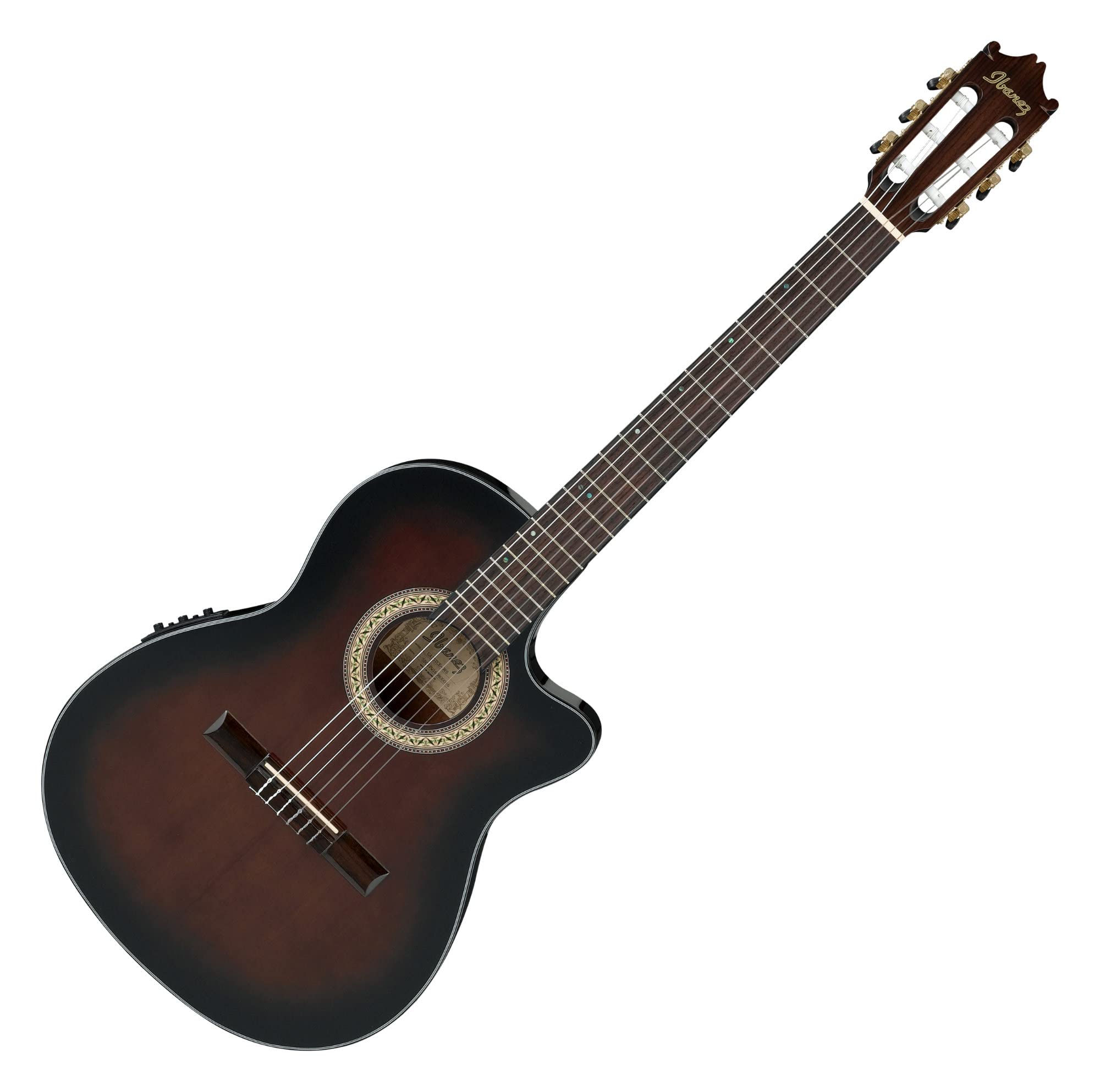 Ibanez GA35TCE-DVS Classical Electro Acoustic Guitar - Dark Violin Burst FULL Rockem Music
