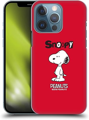 Head Case Designs Funda rígida con licencia oficial de Peanuts Snoopy Characters compatible con Apple iPhone 13 Pro