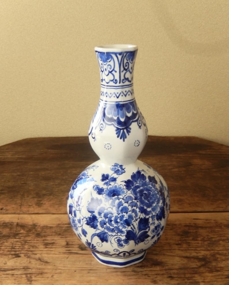 Amazon｜ノーブランド品 OAN阿蘭陀オランダRoyalDelft瓢箪型徳利1959木