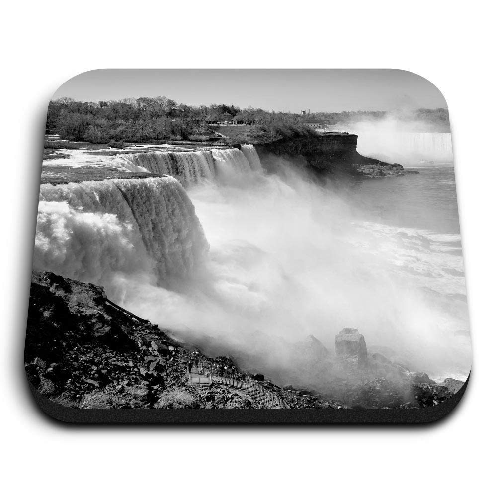 Destination Vinyl Ltd Multicolor 1 X Square Mdf Fridge Magnet - Niagara Fall Usa America 41564