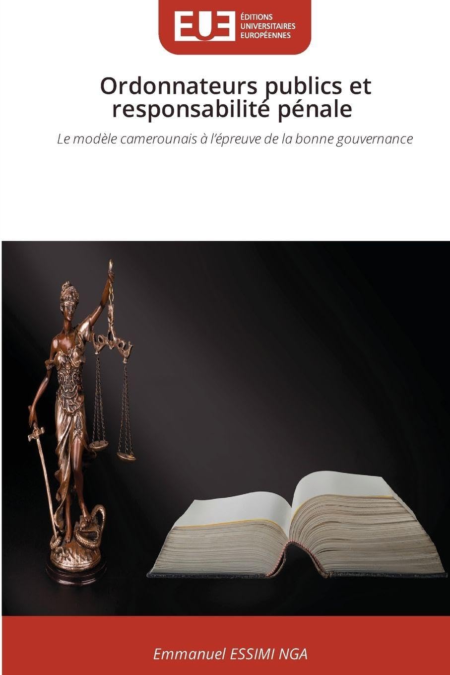 Ordonnateurs publics et responsabilité pénale: Le modèle camerounais à l'épreuve de la bonne gouvernance
