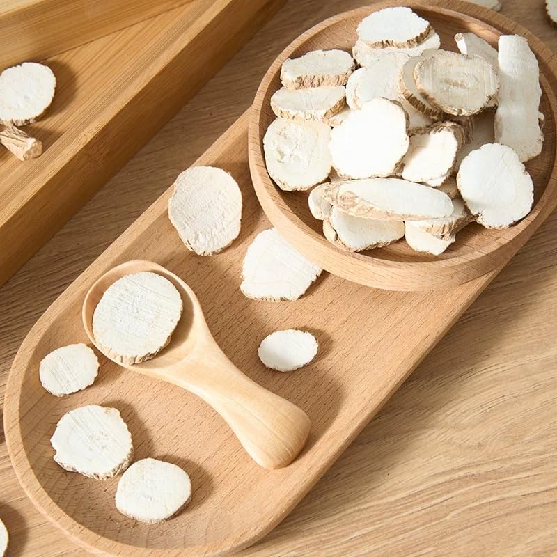 Natural Herbal Bai Zhi slices,10.58 oz / 300 g 白芷片,Dried Angelica Dahurica Root,for Herbal Tea & Soup Making ，Pure Botanical Ingredients. (Angelica dahurica slice) — view 3