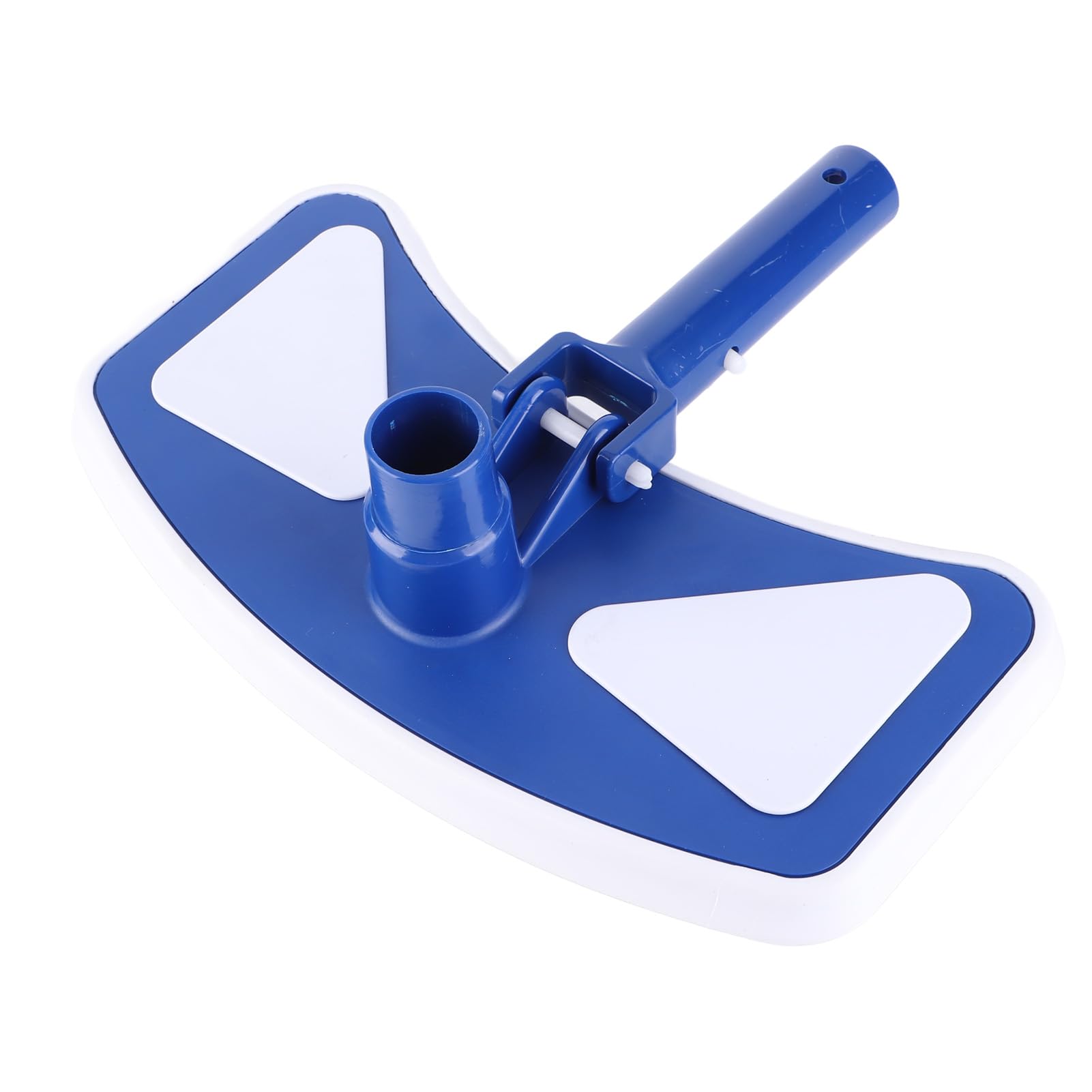 Asixxsix Pool Vacuum Head Brush, 12'' Swimming Pool Curved Blue Suction Vacuum Head Brush