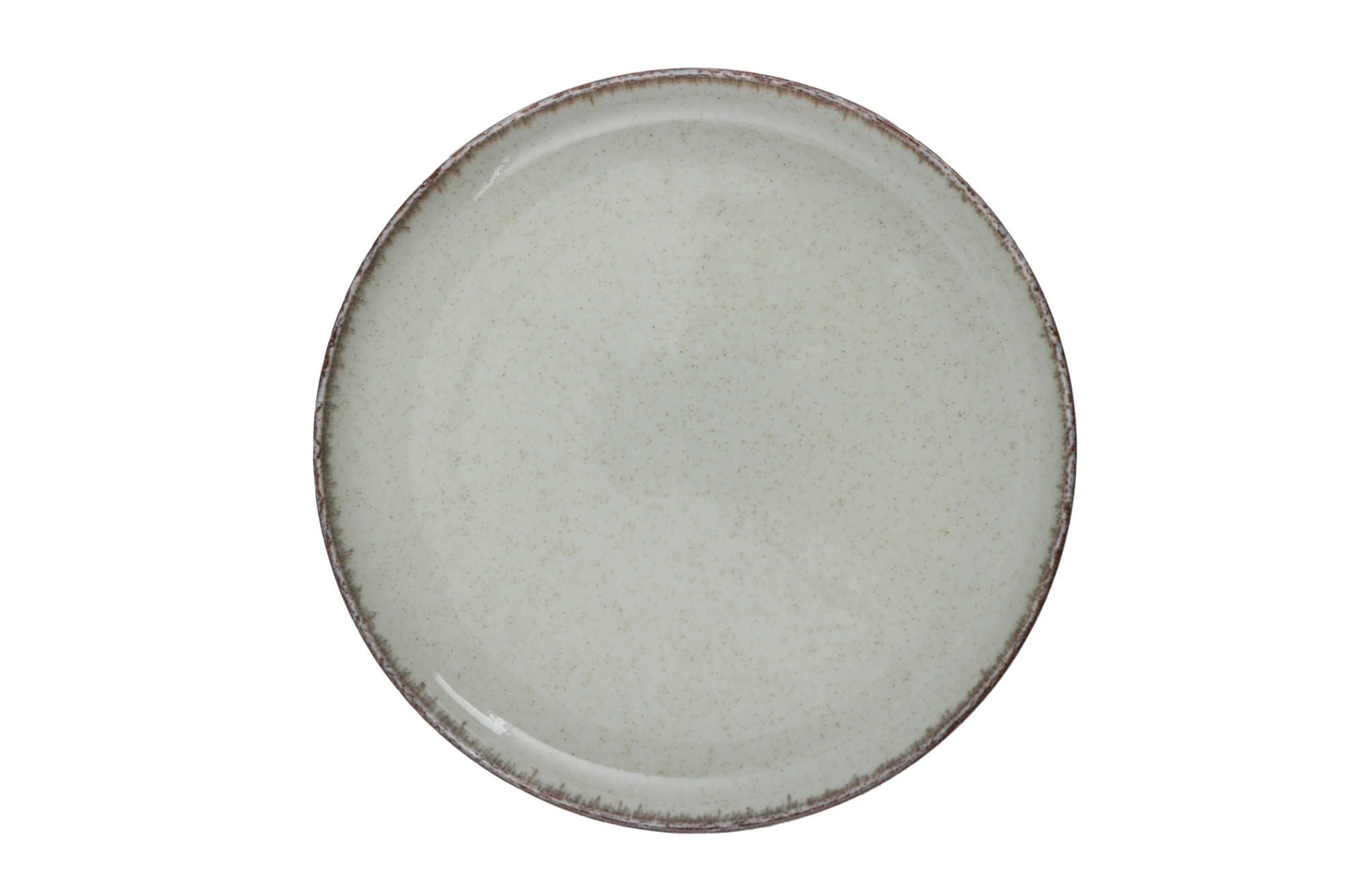 Elegancki 18-częściowy zestaw obiadowy, 100% porcelana, zielony, w zestawie talerze serwisowe (27 cm), talerze obiadowe (20 cm), talerze deserowe (19 cm), do mycia w zmywarce i sejf do kuchenki