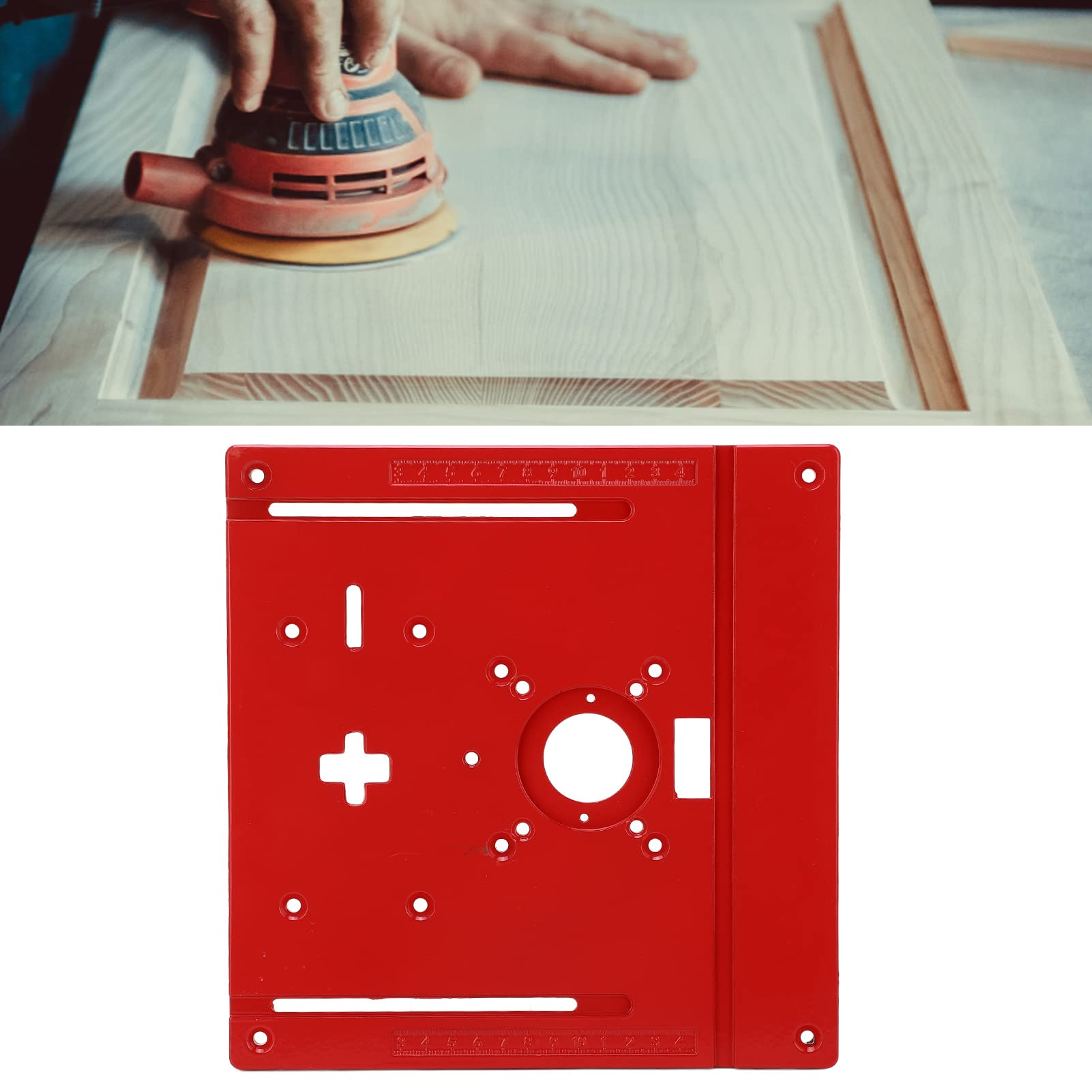 Piastra di Inserimento Della Tavola Del Router, Piastra Ribaltabile Della Tavola Del Router di Lavorazione Del Legno Della Scala Accurata, Multiuso