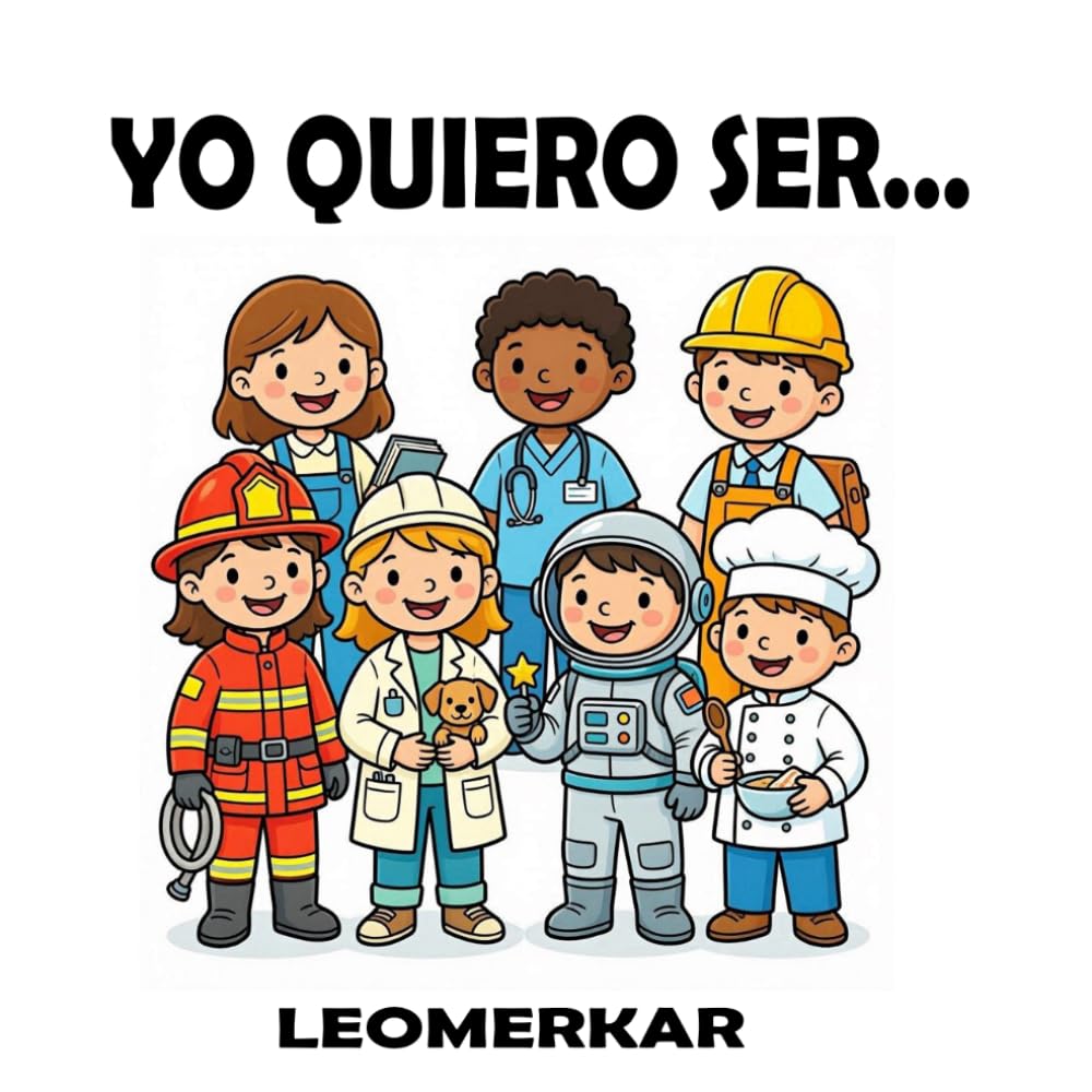 YO QUIERO SER...: Libro de Colorear de Profesiones para Niños