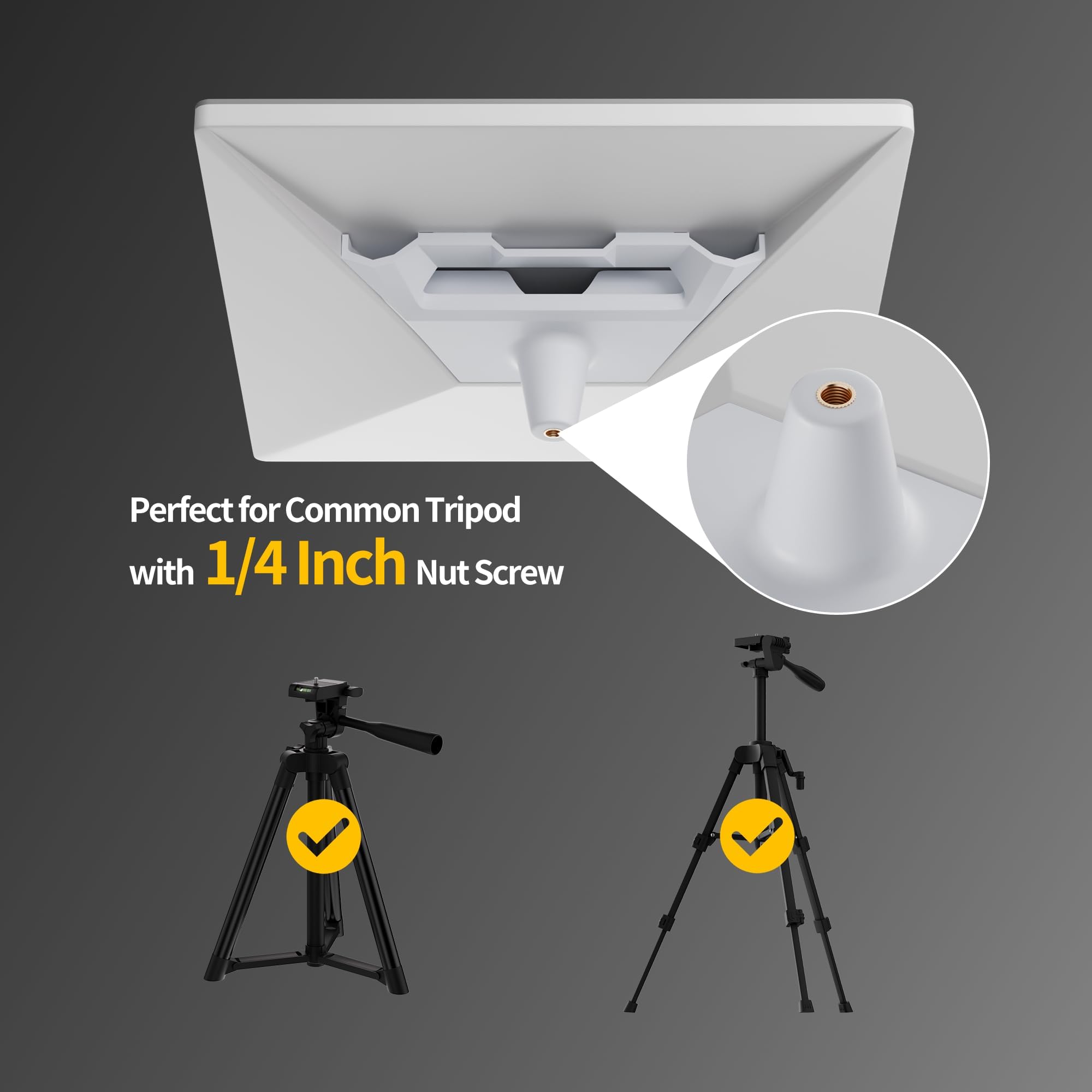 Support Starlink Mini Tripod Mounts AUDEETO Tripod Adapter Fit For Starlink  Mini Tripod-Aluminum Alloy Adapter- Versatile 1/4