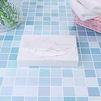 Vista 6 de Healifty Soporte para jabonera, 1 unidad, bandejas decorativas, bandeja decorativa para bañera, bandeja decorativa de baño, bandeja de resina