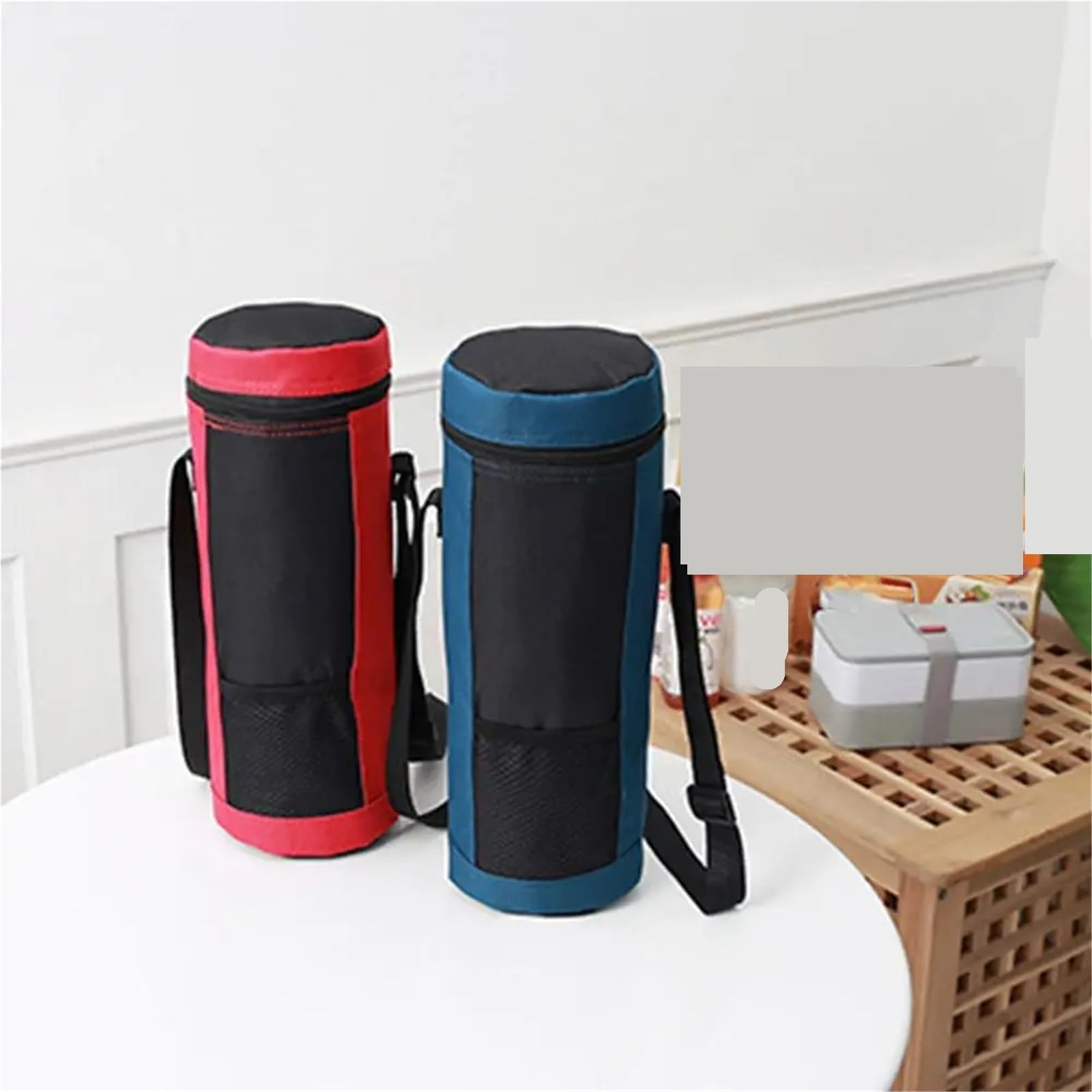 Porta Borraccia Tracolla Borsa Termica for Bottiglia d'Acqua, Custodia Universale | Escursionismo da campeggio da viaggio all'aperto isolato ad alta capacità