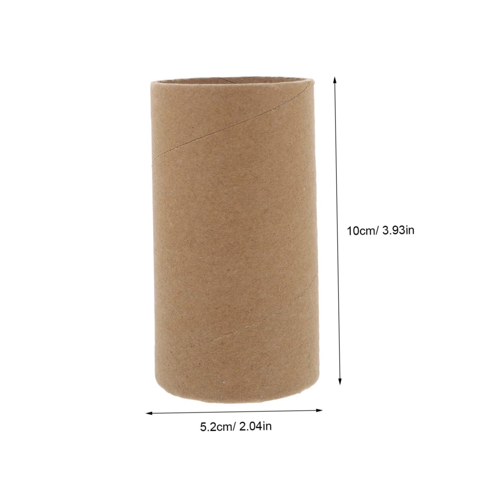 Uonlytech 30PCS Creative Cardboard Tubes for DIY Art Projects Durable Rolls for Childrens Drawing Crafting and Imagination Wood Color