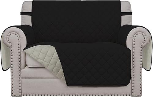Miniatura 106 de Easy-Going - Funda de sofá reversible para sofá de 3 cojines, funda protectora de muebles para perros y gatos, resistente al agua con tubos de