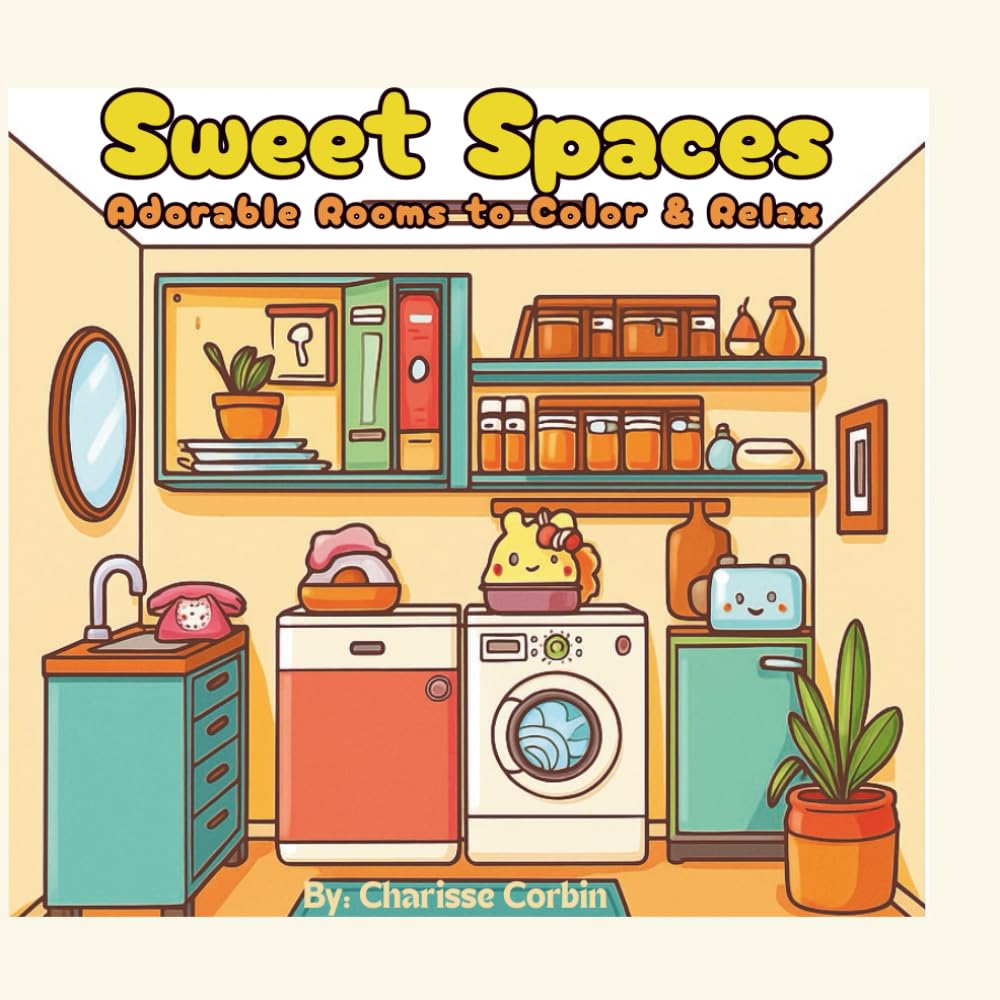 Sweet Spaces: Adorable Rooms to Color & Relax