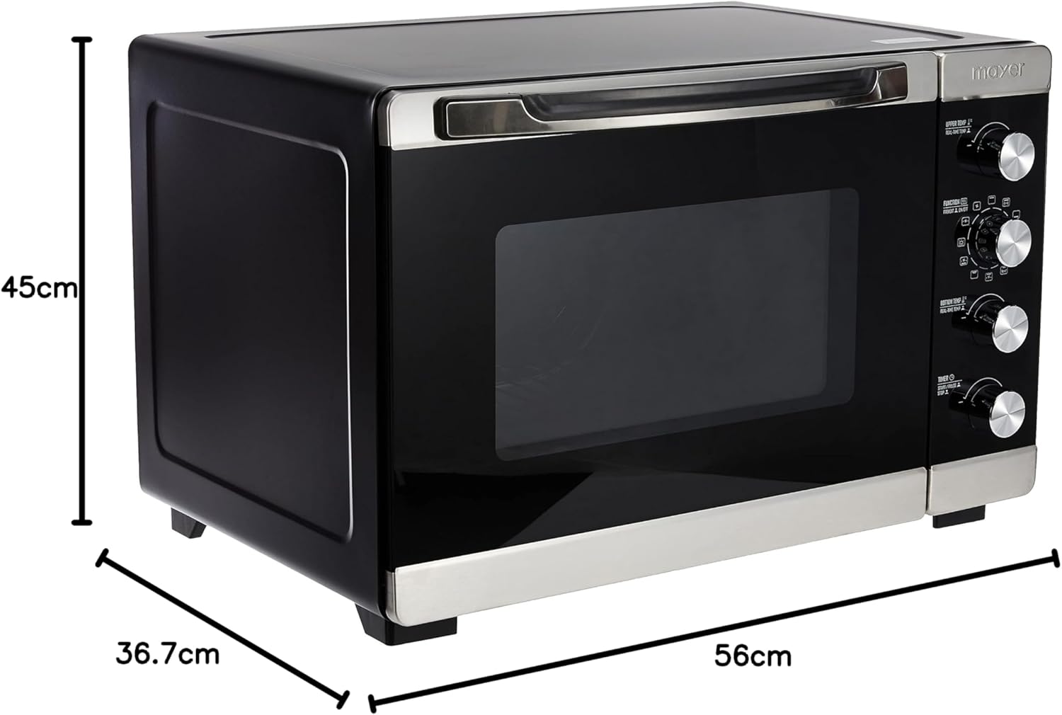 Oven dimensions