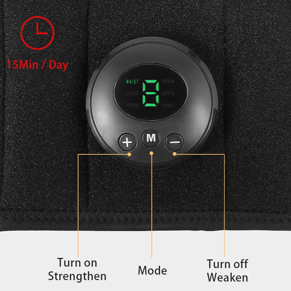 6Modes 9Level Inteligentne Mięśnie Masażer Elektryczny Brzuch Ciało Odchudzający Pas Ems Stymulator Mięśni Abs Trener Fitness,Thigh