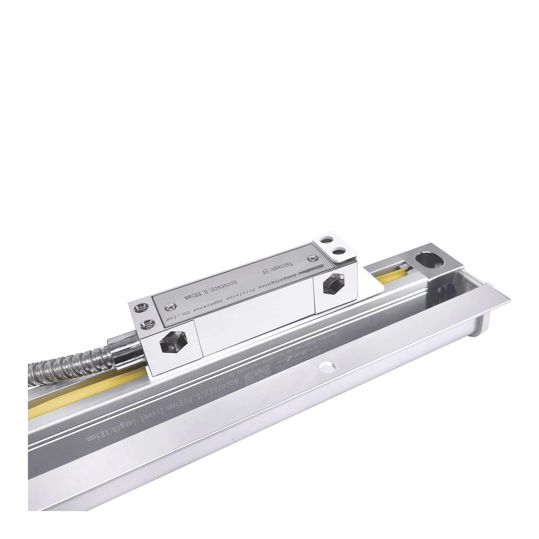 Linearencoder, HXX 5Mikron hochpräzise lineare Skala mit for DRO-Encoder, optisches Gitter, SINO-lineal, Drehbank, Fräsmaschine für Fräsmaschinen(900MM)