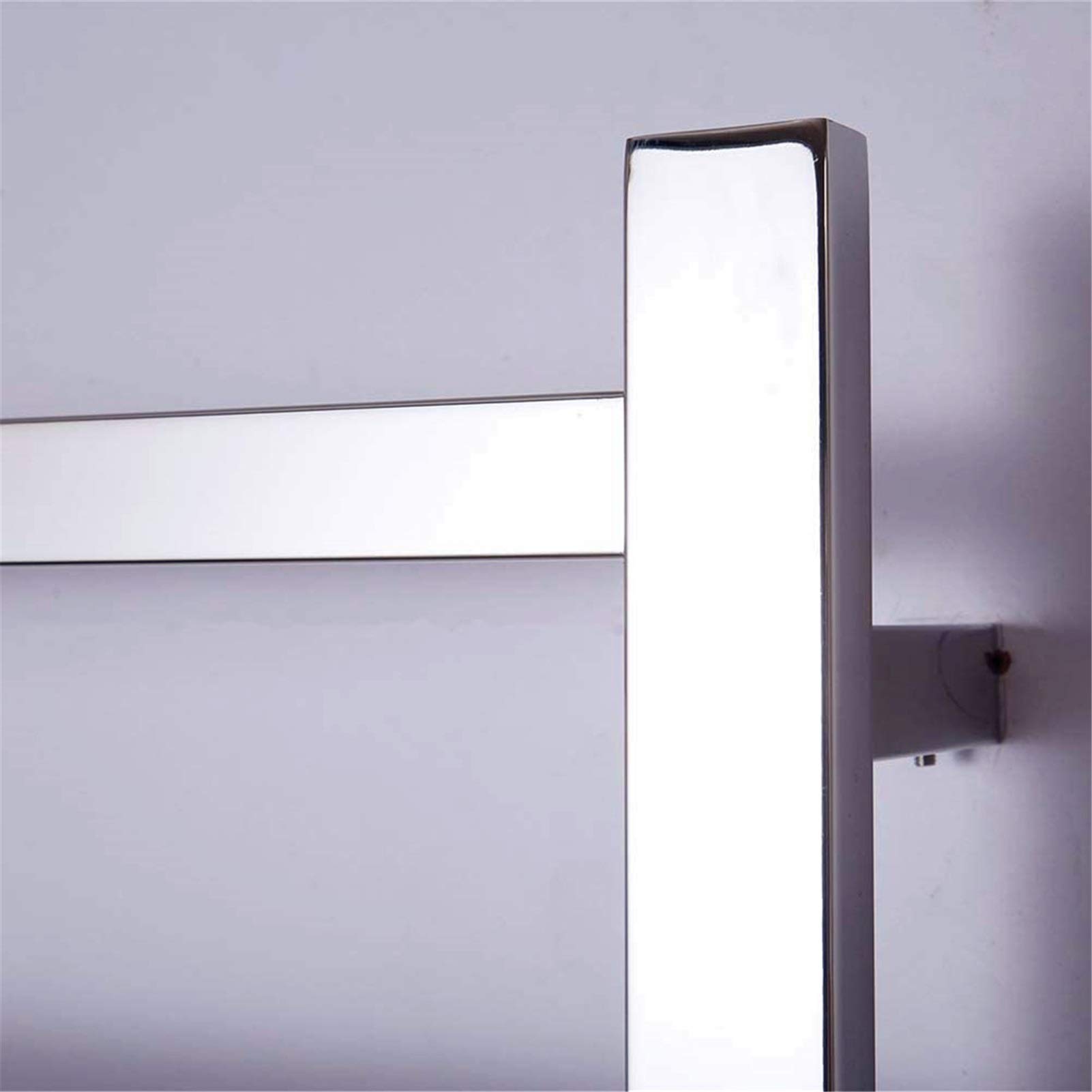 Calentador de Toallas de Pared para baño, toallero eléctrico Plano y Recto, Calentador de Toallas de Acero Inoxidable, radiador de Pared para baño, 1100 × 600 mm, 80 W