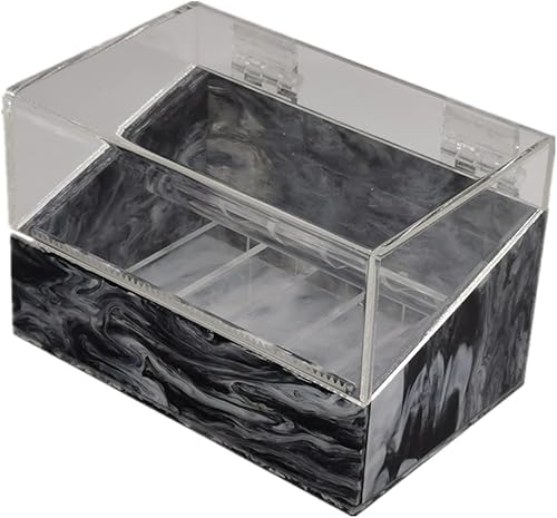 Miniatura 9 de Cortador y dispensador de cinta de pestañas postizas a prueba de polvo, caja de almacenamiento de cintas acrílicas multirejilla, capacidad para