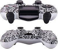 Vista 16 de Sofunii 2pcs Skin for PS4 Controller, Anti-Slip Silicone Cover Shell Case with 8 Thumb Grip Caps, Compatible with PlaySation 4 Slim/Pro Controller