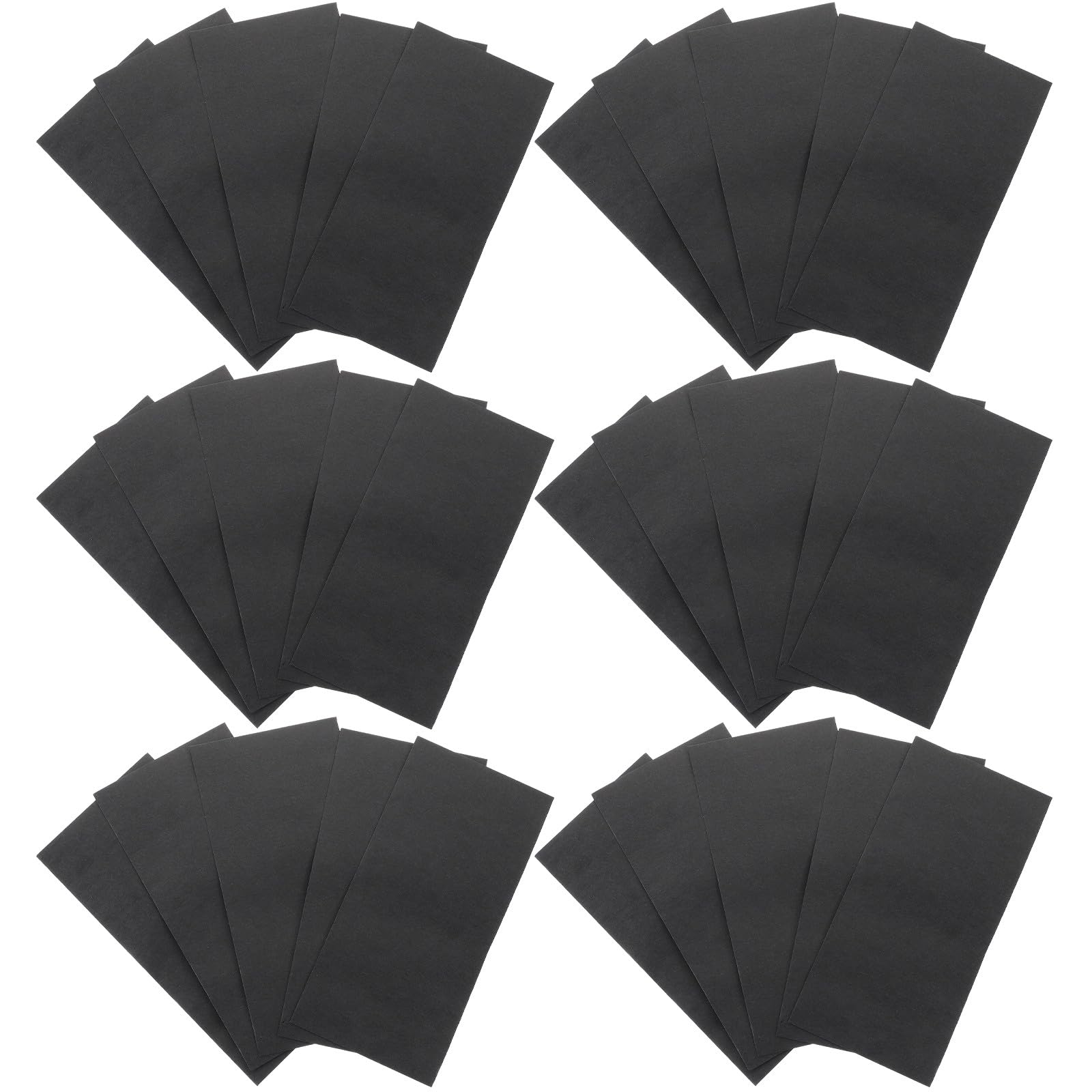 SHERCHPRY Autocollantes pour Gestion Budgétaire Noires 120 en Papier Style Chinois Sachets Sécurisés pour Billets et Pièces