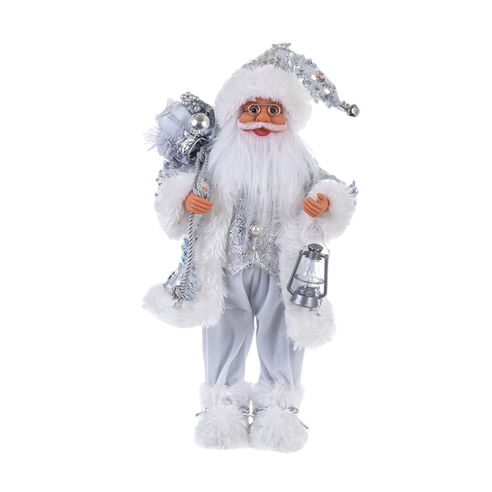 TWISAXC Santa Claus Doll Figurine Adorable Table Ornament For Christmas Decorating And Artistic Sense.Add Personality And Festive Atmosphere To Room With