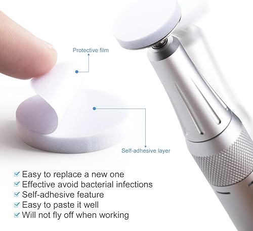 Miniatura 2 de NMKL38 50 piezas de papel de lija reemplazable autoadhesivo, almohadillas de lijado, almohadillas de lijado, herramientas de brillo de pedicura para