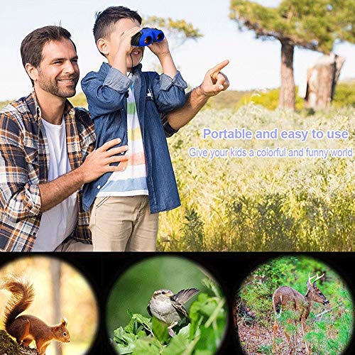 Binoculares plegables mini 8X21 para niños y adultos miniatura 7