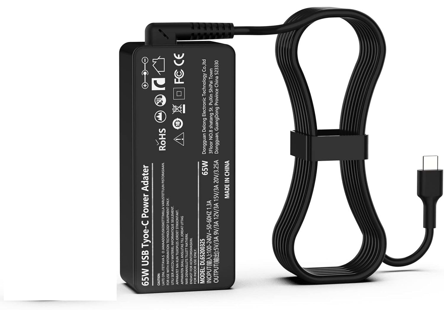65W Laptop Charger USB C Charger for Lenovo ThinkPad x1 Carbon T14 T15 T480 T480s T490 T490s T580 T590 E14 E15 E480 E490 E580 E590 Chromebook 100e 300e 500e C330 S330 Lenovo Yoga Type C Adapter