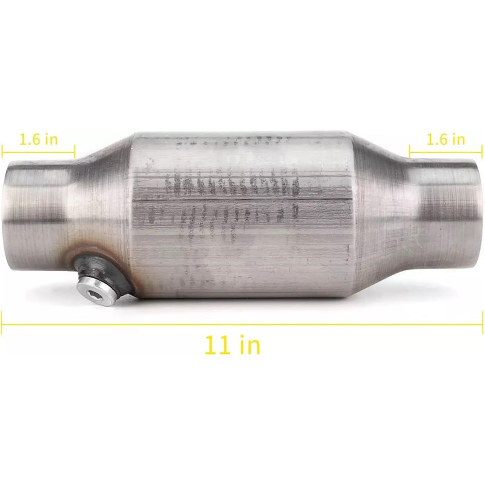 katalizator akcesoria Katalizator filtr 2'' 2,25'' 2,5'' 3" Uniwersalny katalizator 400 ogniw, tłumik o wysokim przepływie, Euro 1, okrągły, ze stali nierdzewnej