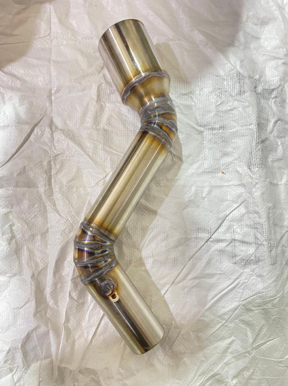 AUTO MT Stainless Steel EXHAUST SILENCER FULL LINK Bend Pipe for KTM RC 125 200 390 BS6 (FULL LINK BEND PIPE KTM RC BS6)-image-33