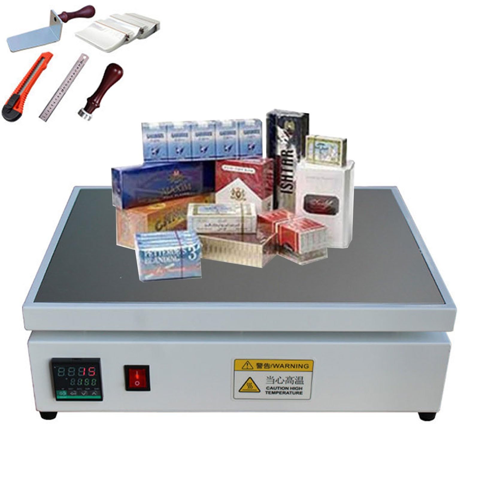 Máquina de embalaje manual con control de temperatura inteligente y calor de acero inoxidable