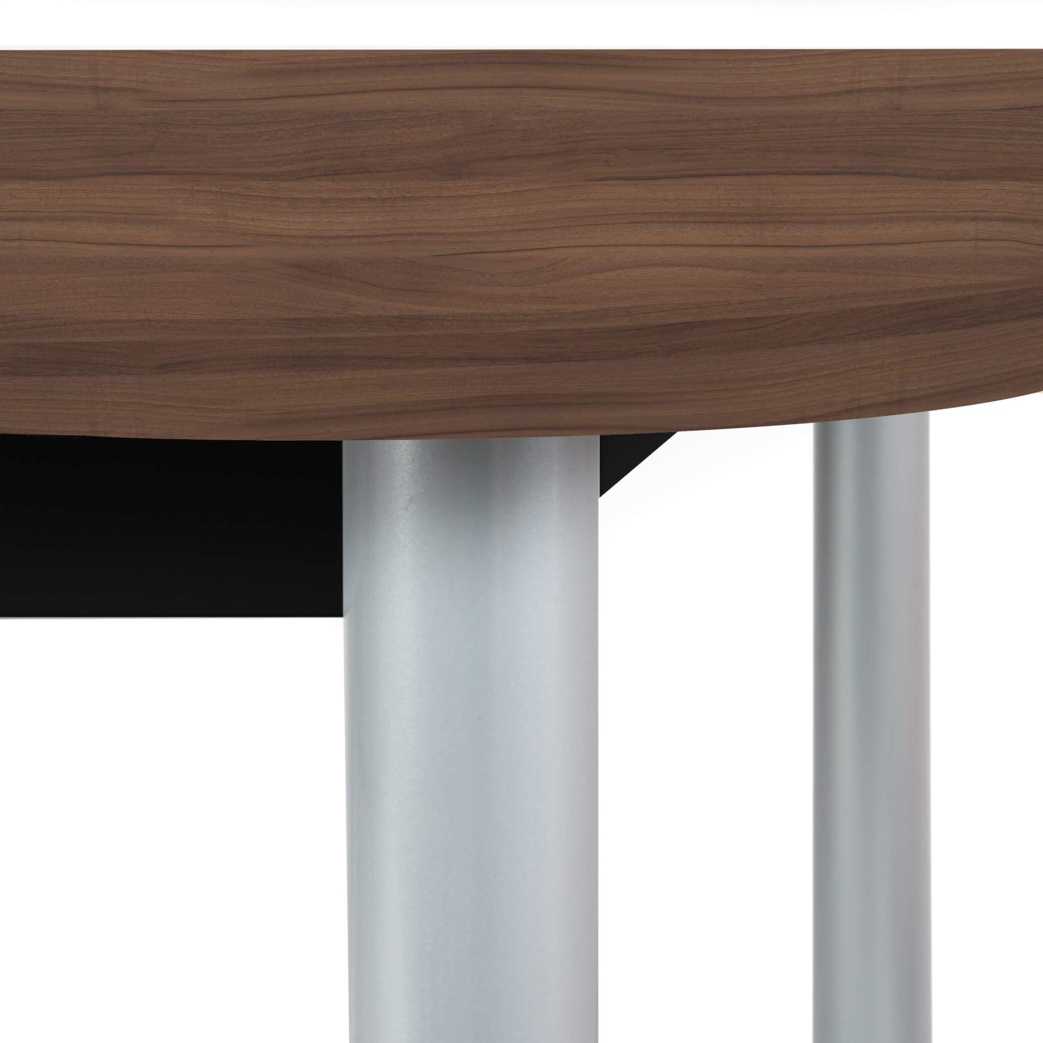 Weber Büro Optima - Tavolo da riunione professionale, ovale, 200 x 100 cm, 4-6 persone