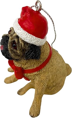 Miniatura 6 de Figura de perro adornos de Navidad con sombreros de Papá Noel (Westie)