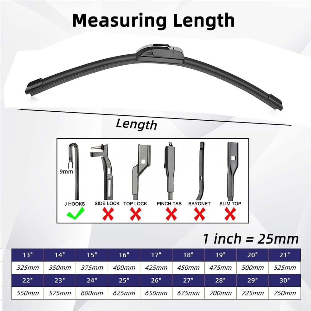 Limpiaparabrisas De Silicona De 22 Pulgadas