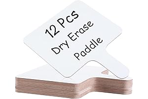 Premium 12-Pack Dry Erase Paddles: Empowering Interactive Engagement