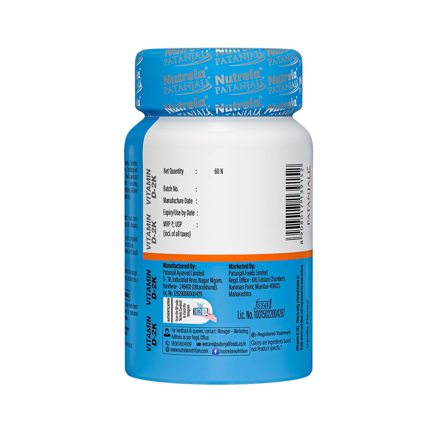 Nutrela Combo Bone Health & Vitamin D2k Capsule — Amazon image 7
