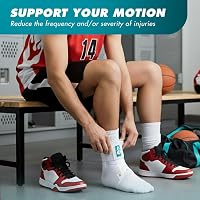 Med Spec ASO Bokarögzítő Stabilizátor - Fehér, M-es Méret, Felnőtteknek, Bokaszalag Védelem, Sportoláshoz 5